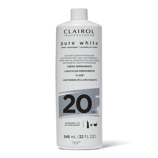 Clairol Professional Soy4plex Pure White Developer 20 Standart Lift 32 Oz