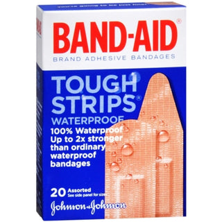 Band-Aid Brand Adhesive Bandages, Tough Strips, Assorted Sizes