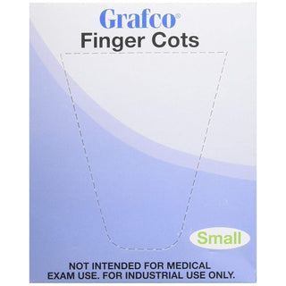 Grafco Finger Cots, Small, Latex
