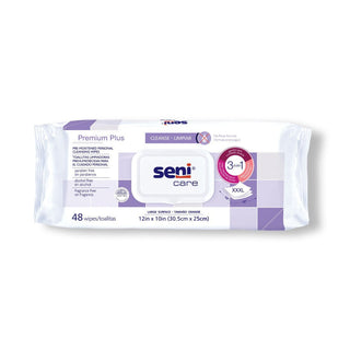 Seni Care Personal Cleansing Wipe 10 X 12 S-WP48-C11, 1 Pack 48 Wipes