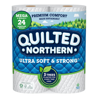 Quilted Northern Ultra Soft & Strong Bathroom Tissue Mega Rolls