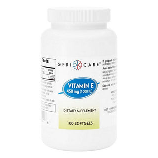 Sunmark Geri-Care Vitamin E Supplement, 100 Tablets