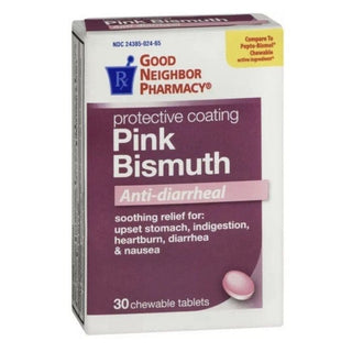 Good Neighbor Pharmacy Pink Bismuth Chewable Tablets 30ct