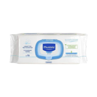 Mustela Cleansing Wipes, Delicately Fragranced For Normal Skin 70ct