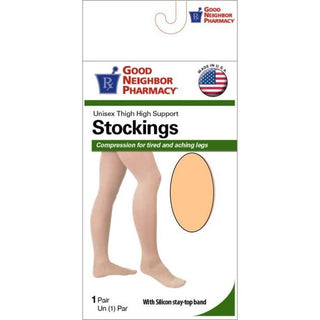 Good Neighbor Pharmacy Thigh High Unisex 20-30mmHg Beige XL
