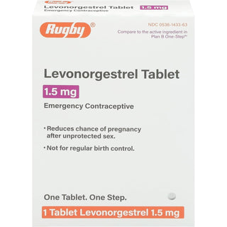 Rugby Emergency Contraceptive 1 Tablet Compare To Plan B One Step