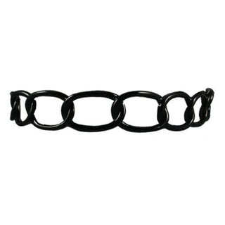 Smoothies Black Rubber Chain Headband