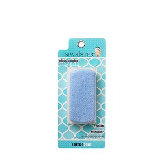 Bath Accessories Glass Pumice Sponge Professional, Blue