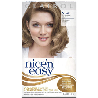 Nice N Easy Clairol Permanent Hair Color, Natural Dark Neutral Blonde #106A - Kit
