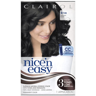 Nice N Easy Clairol 'n Permanent Hair Color Kit 2 Natural Black