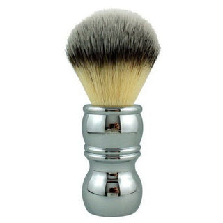 RazoRock Chrome Silvertip Plissoft Synthetic Shaving Brush