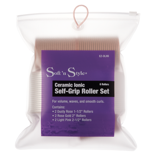 Soft N Style Self-Grip Roller Set Ceramic & Ionic - 6 Pc. #EZ-DLX6