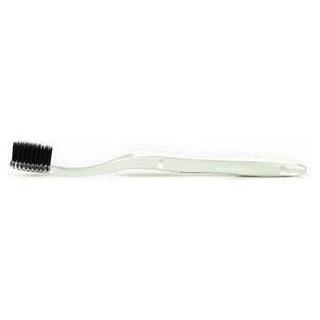 Linhart Nano-Silver Toothbrush White With Black Bristles