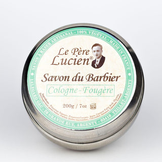 Le Pere Lucien Cologne Fougere Shaving Soap Steel Box 200G