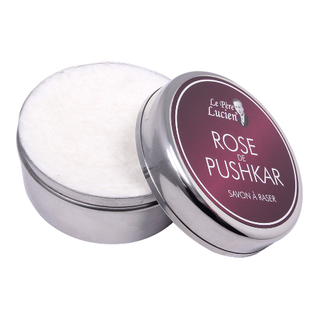 Le Pere Lucien Rose De Pushkar Shaving Soap Steel Box 150G