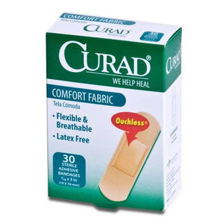 Curad Comfort Fabric Bandage 3/4" X 3"
