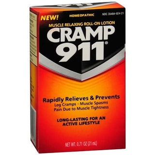 Cramp 911 Muscle Relaxing Roll On Lotion 0.71 Oz