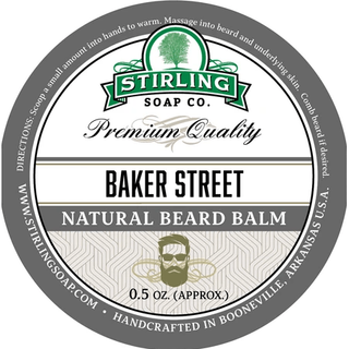 Stirling Soap Co. Baker Street Beard Balm 3 Oz
