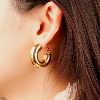 VIRGINIE MOULIN GOLD EARRINGS