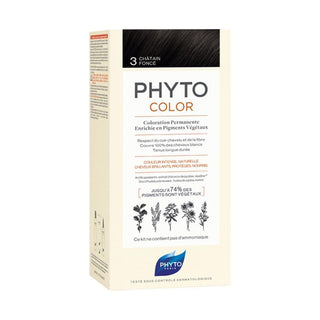 Phyto Permanent Hair Color: 3 Dark Brown