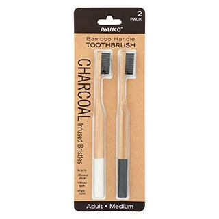 Swissco Bamboo Handle Charcoal ToothBrush