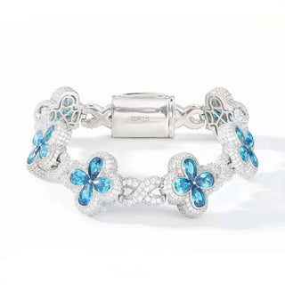 Fleur d’Éternité Moissanite Bracelet Apple Green