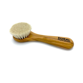 Dural Olivia Gesichtsmassageburste Face & Skin Brush Natural Goats Hair Olive Wood
