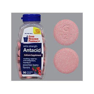 Good Neighbor Pharmacy GNP Antacid Xtra Strength Berry 96 Tabs
