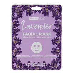 Beauty Treats Lavender Facial Mask- 1 Sheet
