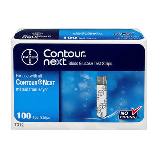 Bayer Contour Next Blood Glucose Test Strips, 100 Strips