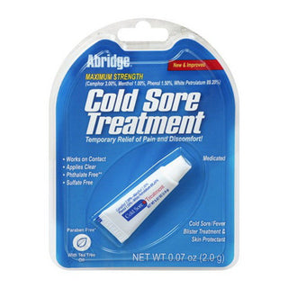 Abridge Cold Sore Treatment, Maximum Strength