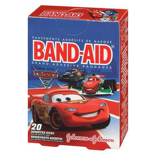 Band-Aid Adhesive Bandages, Disney Pixar Cars, Assorted Sizes