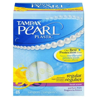 Always Tampax Pearl Tampons Regular Absorbency With LeakGuard Braid, Scented