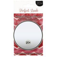 Swissco Perfect Look Suction Cup Mirror 20X Silver