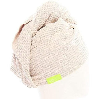 Aquis Microfiber Hair Towel Waffle Linen (19 x 39-Inches)