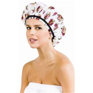 Betty Dain Hipster Collection Mold Resistant Shower Cap, Tough Love
