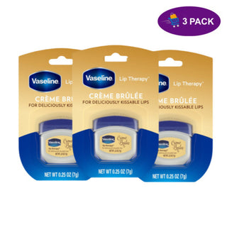 Vaseline Lip Therapy Creme Brulee Jar, 0.25 Oz