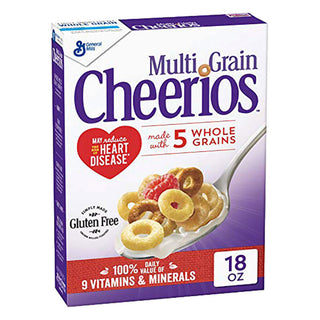 Cheerios General Mills Cereal, Gluten Free, Lightly Sweetened, Family Size 18 Oz