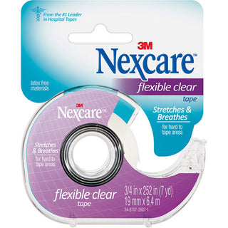Nexcare Hospital Tape, Flexible Clear