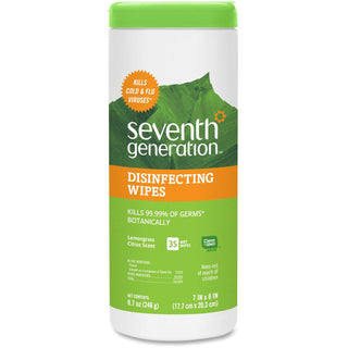 Seventh Generation Lemongrass Citrus Scent Disinfecting Wipes