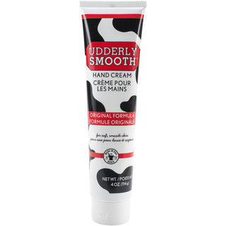 Udderly Smooth Hand Cream, Original Formula Moisturizer, 4 oz Tube