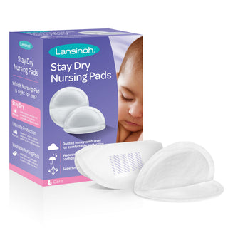 Lansinoh Stay Dry Disposable Nursing Pads, 60ct