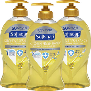 Softsoap Antibacterial Hand Soap Pump, Kitchen Fresh Hands – 11.25 Fl Oz