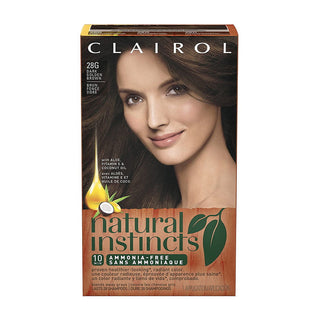 Natural Instincts Clairol 28G Dark Golden Brown Hair Color Kit