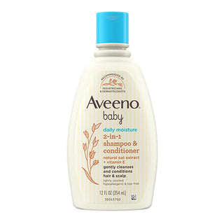 Aveeno Baby Daily Moisture 2 In 1 Shampoo & Conditioner 12 Oz