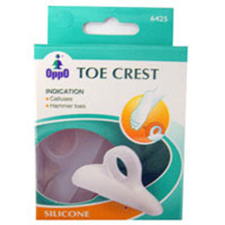 Oppo Foot Care Silicone Gel Toe Crest, Size : Large – 1 Pair