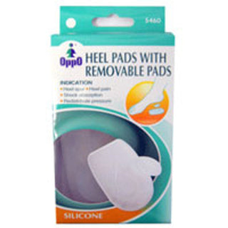 Oppo Foot Care Silicone Gel Heel Pads With Removable Pads, Medium - 1 Pair