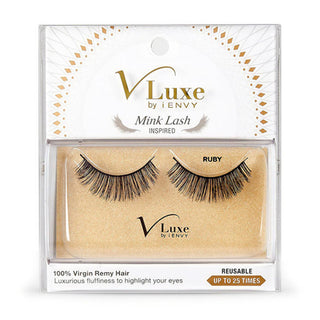 Kiss Cosmetics False Eyelashes V Luxe Remy Hair I-Envy Vlef05 Inspired Ru