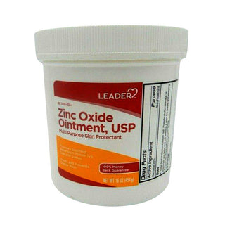 Leader Zinc Oxide Skin Protectant Ointment, 16 Oz