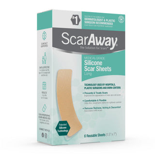 ScarAway Long Silicone Sheets 6Ct